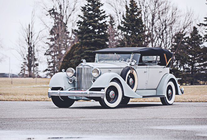 Phaeton, retro cars, 1934, cars, luxury cars, Packard