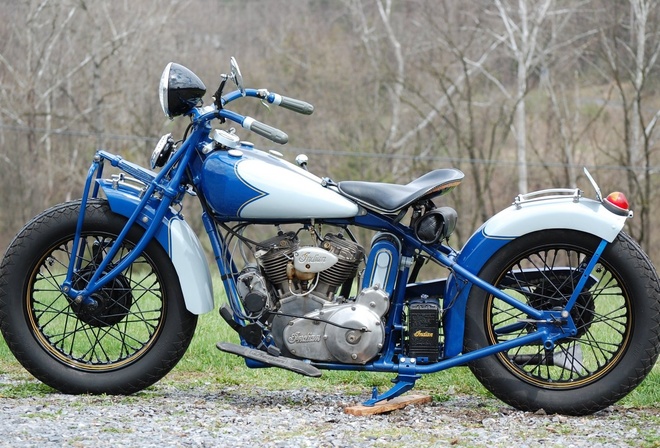 indian, scout, bike, retro, 1934