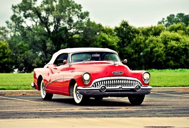 american, classic, car, buick