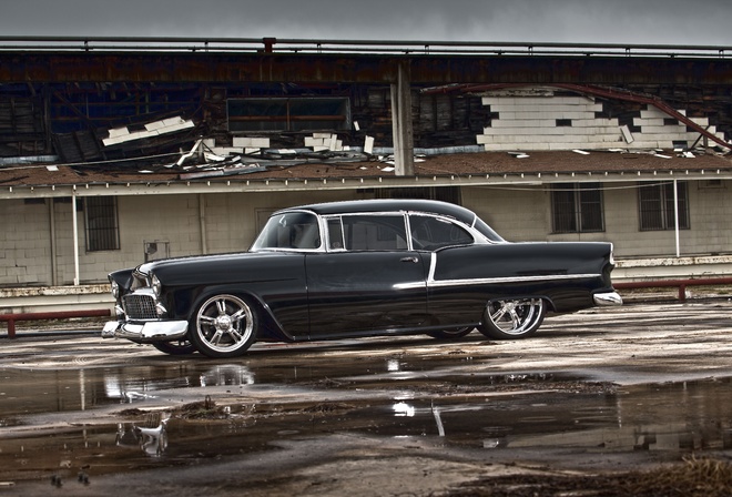 1955, Chevrolet, Bel, Air, Cars, Classic