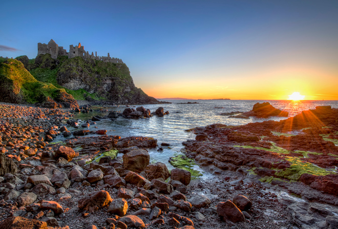 , , , , , Northern Ireland, Dunluce, Castle, , , 