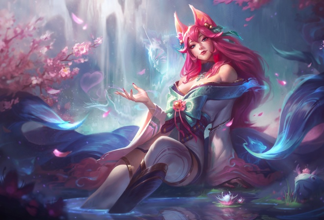 Ahri, Cassio, Kindred, Riven Future Perfect