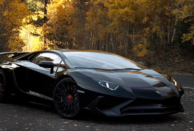 lamborghini aventador black