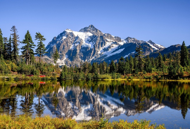 , , Picture, Lake, Mount Shuksan, Cascade Range, , , 