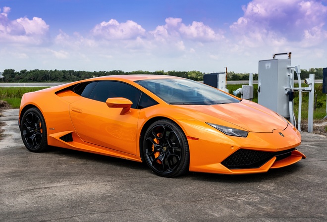 Lamborghini, Huracan, at, NASA, Porter, 34, Casey J, Orange