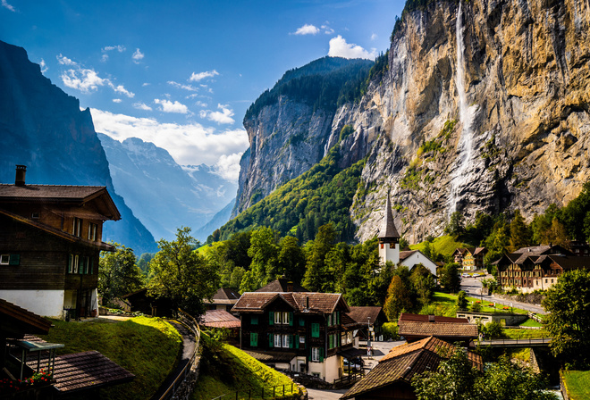 Oboi Shvejcariya Gory Doma Eiger Alpy Skala Priroda Na Rabochij Stol Kartinki S Razdela Priroda