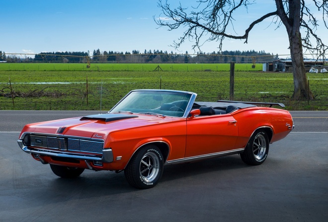 mercury, cougar, convertible, 1969