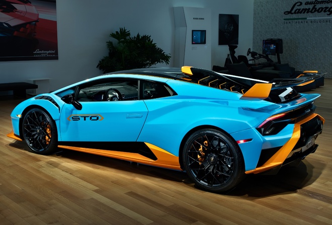 Lamborghini, Huracan, STO, Lounge, NYC, 2021