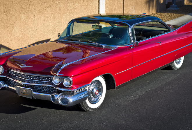 american, classic, car, cadillac, 1959