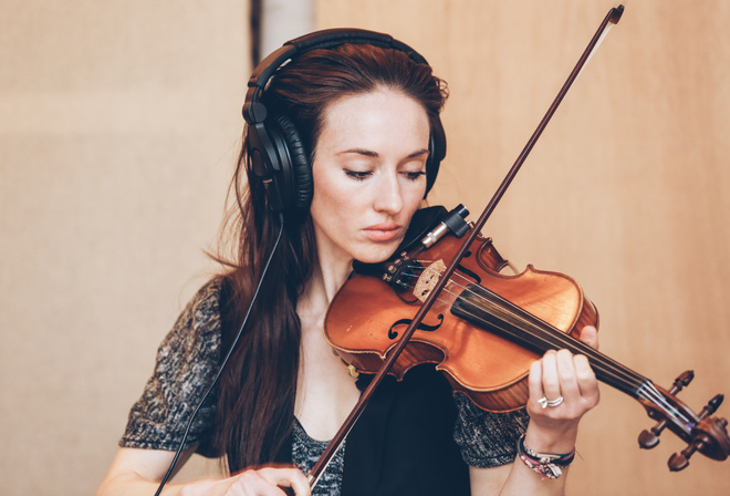 Violin, Girl, Music