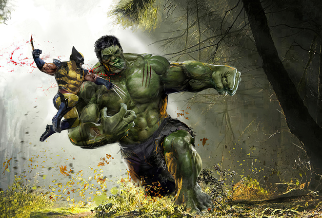 Hulk vs. Wolverine, Marvel, Logan and Benner