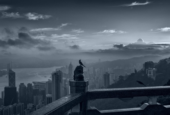 -, , Victoria Peak, Hong Kong, mystical moment, calm amid the chaos,   