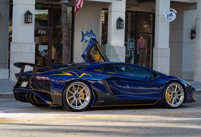 lamborghini, aventador, superveloce