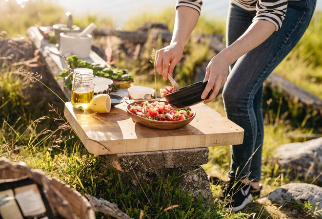 nature, tourism, Finland, food, salad, natural ingredients