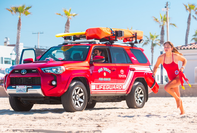 Toyota, San Diego, Lifeguards, beach