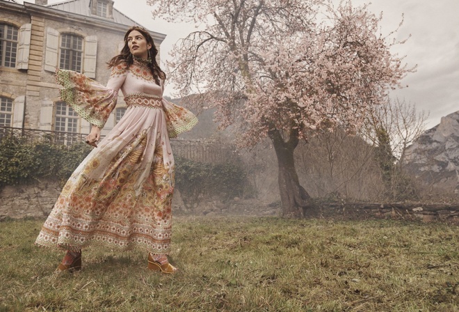 Beauise Ferwerda, Zimmermann fall winter 2022-2023 campaign, Chateau de Gudanes, France