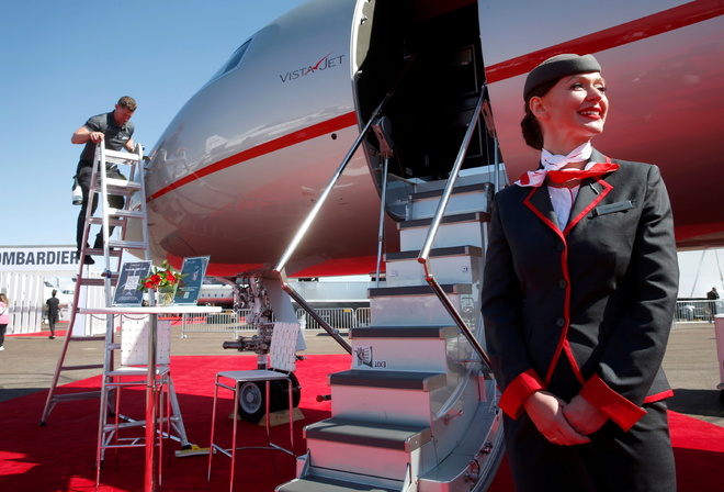 Bombardier Global 7500 VistaJet, Airport, Henderson, Nevada, business jet