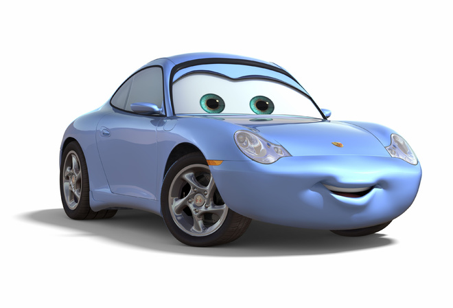 Cars, computer-animated sports comedy film, Sally Carrera