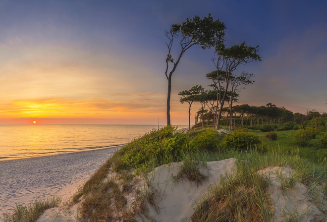 Mecklenburg-Vorpommern, Germany, Fischland-Darb-Zingst, Western Pomerania Lagoon Area National Park