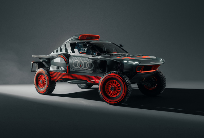 Audi, bonkers electric range-extender rally beast, Audi RS Q e-tron E2