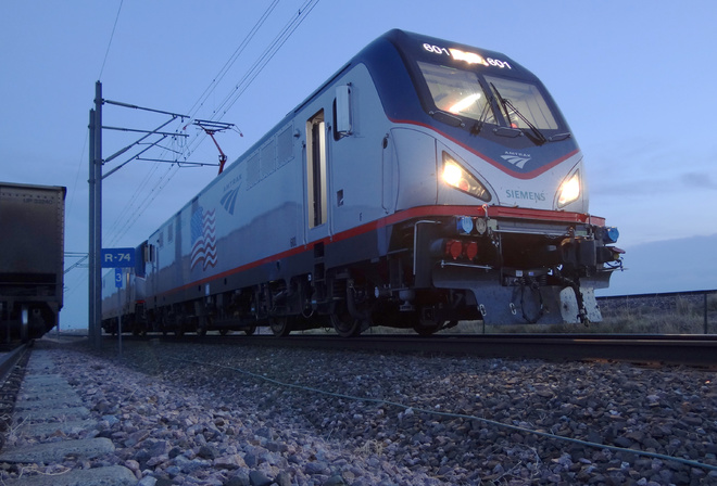 Siemens, electric locomotive, Amtrak Cities Sprinter, Colorado, test drive