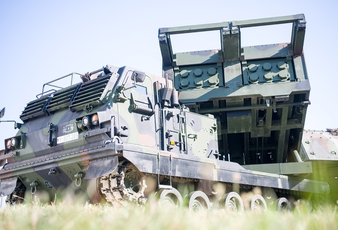 armored self-propelled multiple rocket launcher, Mars II, Germany