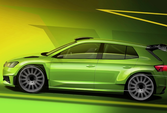 Skoda, Racing Car, Skoda Fabia RS Rally2