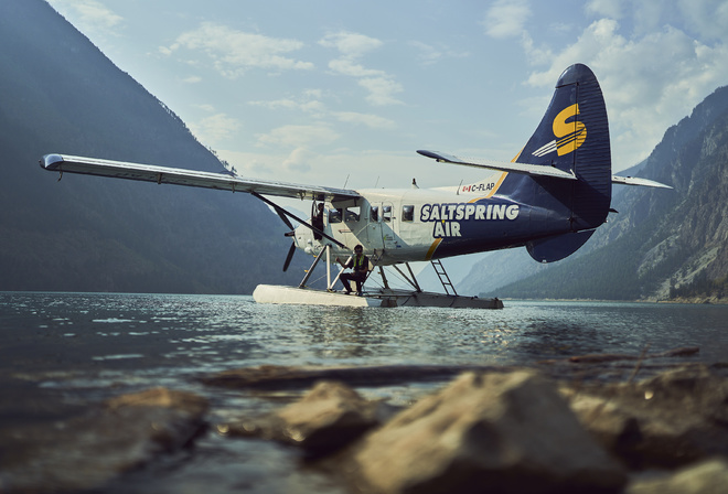 Harbour Air, single engined high wing short take off and landing aircraft, De Havilland Canada DHC-3 Otter