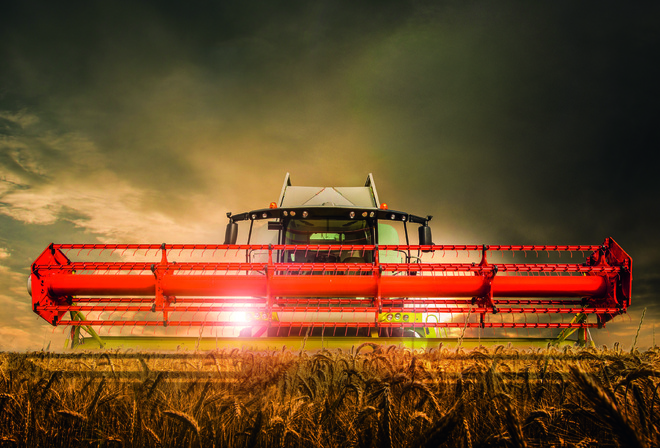 John Deere, agricultural machinery, field