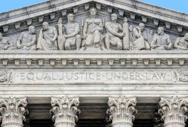 Supreme Court Building, frieze, Washington, Equal Justice Under Law