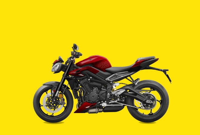 Triumph, 2023, Motorcycle Street, Triumph Street Triple RS MY23, Carnival Red