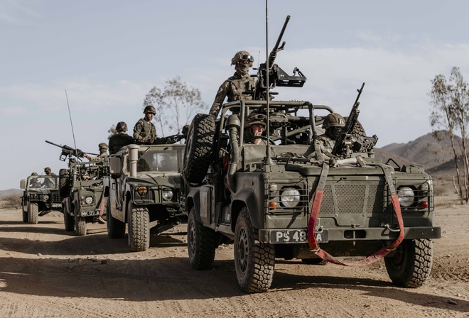 British Army, Exercise Jebel Sahara, Morocco