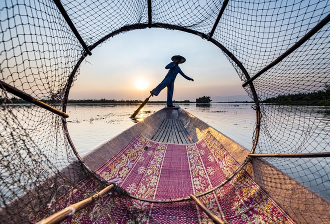 Fisherman, Inle Lake, Myanmar