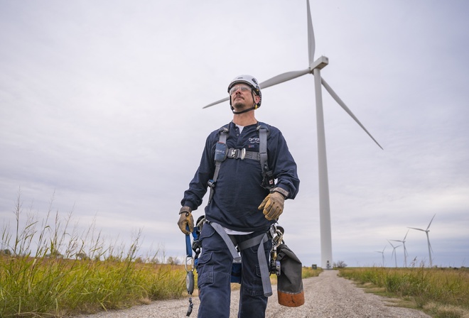 Wind Farm, Wind Turbines, Green Energy