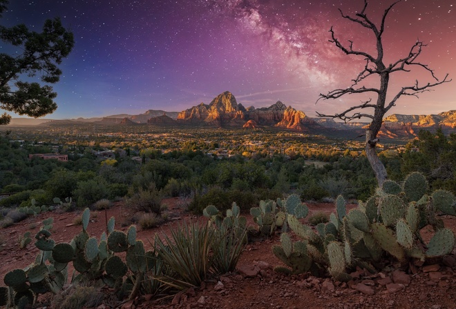 sunset, Sedona, Arizona