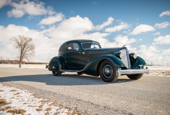 Packard, 1934, sport coupe, Packard Twelve LeBaron Aero Sport Coupe, Classic Car