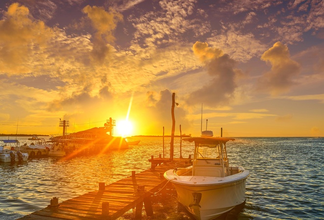 Sunset, Isla Holbox, Mexico