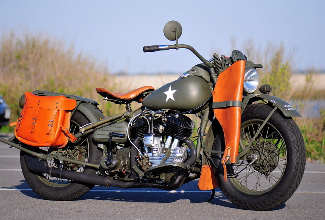 1942, harley davidson, , 