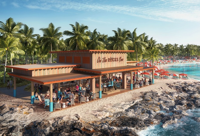 On the Rocks Bar, Coco-Cay Island, Bahamas