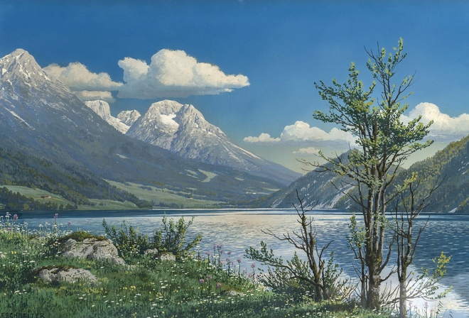 Rudolf Reschreiter, German Art, Hintersteiner See