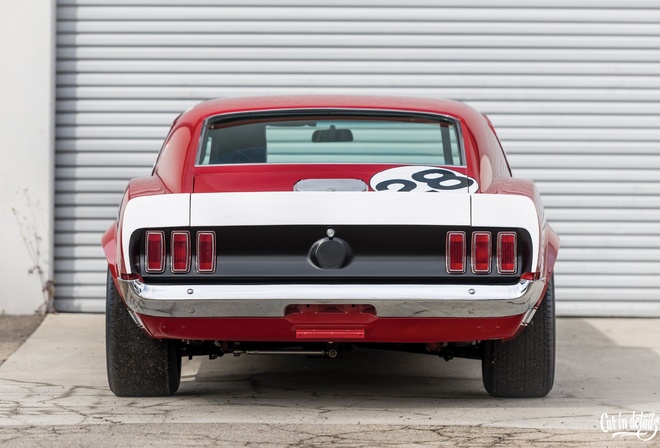 Ford Mustang Boss 302, Ford Mustang, rear view, two tone, outdoors, muscle cars, Ford, car, vehicle