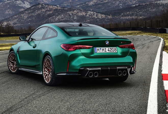 BMW M4 CS, BMW, green cars, vehicle, car, German cars