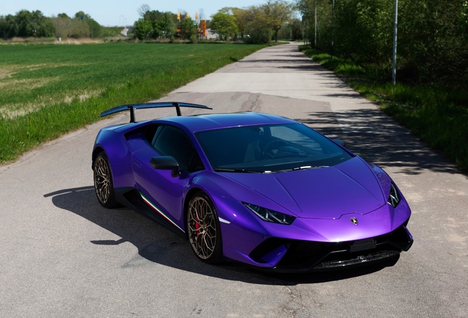 Lamborghini Huracan Performante, Lamborghini, Lamborghini Huracan, vehicle, italian cars, Viola Pasifae