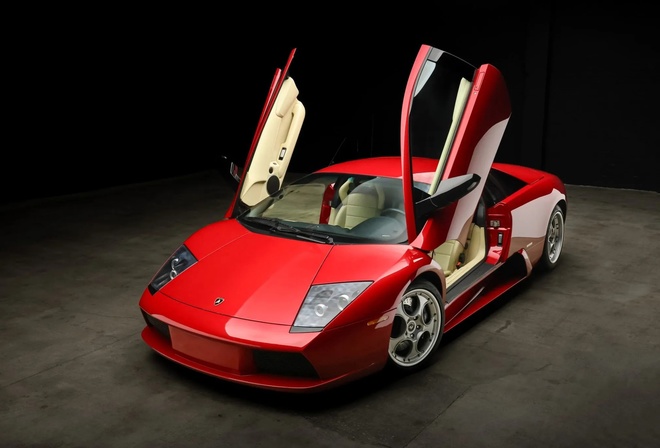 Lamborghini Murcielago, Lamborghini, italian cars, red cars, vehicle