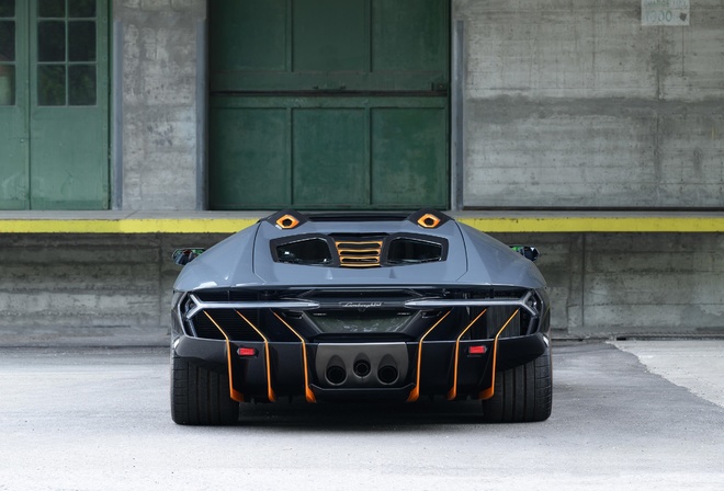 Lamborghini Centenario Roadster, Lamborghini, Grigio Telesto, italian cars, vehicle