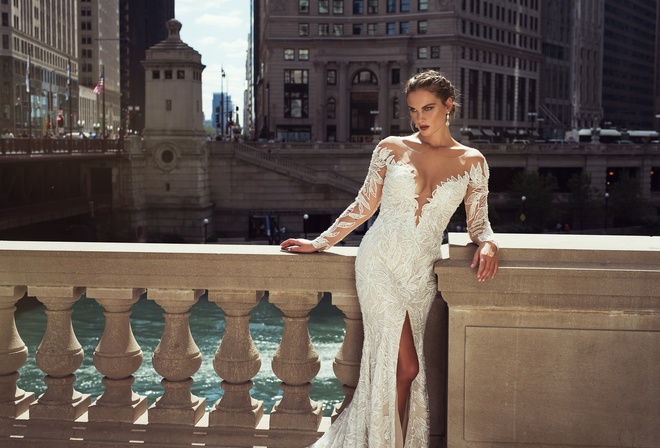 outdoors, model, white dress, beauty, water, city