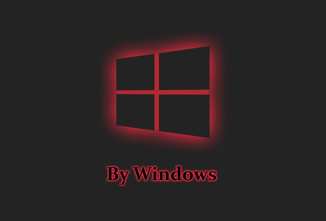 Logo, Windows, Vermelho, Wallpaper