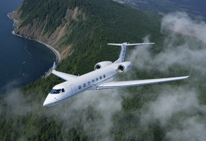 aerospace g550, Gulfstream, showing, 