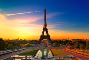, beautiful france, Paris sunset,  , , 