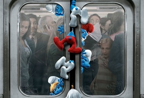 underground, the movie, , -, , Smurfs, new-york, station